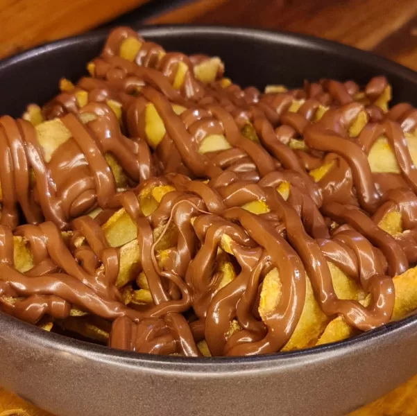 Batata com NUTELLA